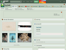 Tablet Screenshot of heritier.deviantart.com