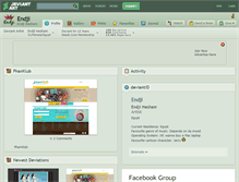 Tablet Screenshot of endji.deviantart.com