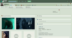 Desktop Screenshot of moho-xi-.deviantart.com