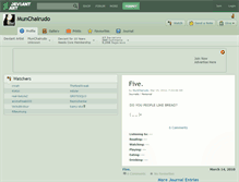 Tablet Screenshot of munchairudo.deviantart.com