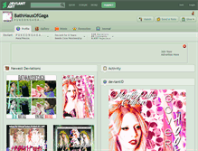 Tablet Screenshot of bathhausofgaga.deviantart.com