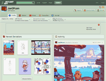 Tablet Screenshot of joegpcom.deviantart.com