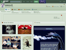Tablet Screenshot of missheru25.deviantart.com
