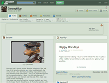 Tablet Screenshot of conceptguy.deviantart.com