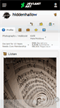 Mobile Screenshot of hiddenhallow.deviantart.com