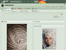 Tablet Screenshot of hiddenhallow.deviantart.com