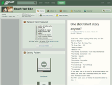 Tablet Screenshot of bleach-yaoi-b3.deviantart.com