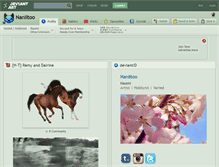 Tablet Screenshot of naniitoo.deviantart.com