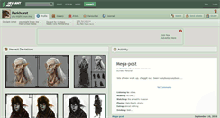Desktop Screenshot of parkhurst.deviantart.com