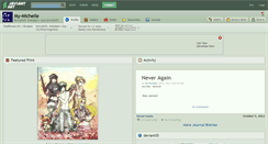 Desktop Screenshot of my-michelle.deviantart.com