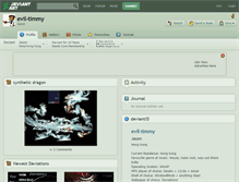 Tablet Screenshot of evil-timmy.deviantart.com
