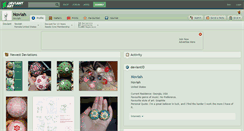 Desktop Screenshot of noviah.deviantart.com
