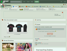 Tablet Screenshot of elineeey.deviantart.com