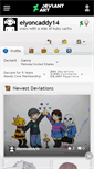 Mobile Screenshot of elyoncaddy14.deviantart.com
