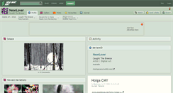 Desktop Screenshot of neonlover.deviantart.com