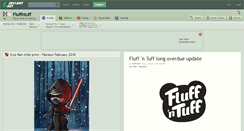 Desktop Screenshot of fluffntuff.deviantart.com
