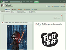 Tablet Screenshot of fluffntuff.deviantart.com