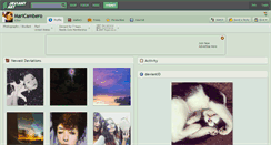 Desktop Screenshot of maricambero.deviantart.com
