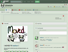 Tablet Screenshot of chiramichu.deviantart.com