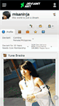 Mobile Screenshot of misaninja.deviantart.com