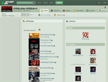 Tablet Screenshot of childs-play-children.deviantart.com
