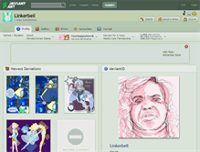 Tablet Screenshot of linkerbell.deviantart.com