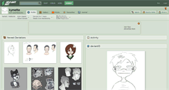 Desktop Screenshot of kymette.deviantart.com