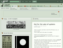 Tablet Screenshot of linkz57.deviantart.com