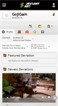 Mobile Screenshot of gojigam.deviantart.com
