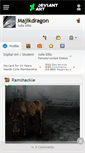 Mobile Screenshot of majikdragon.deviantart.com