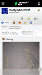 Mobile Screenshot of floofywhitewolf.deviantart.com