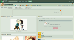 Desktop Screenshot of devilishmelodie.deviantart.com