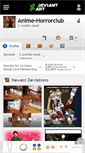 Mobile Screenshot of anime-horrorclub.deviantart.com