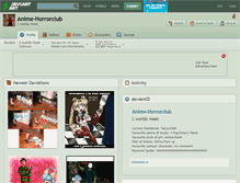 Tablet Screenshot of anime-horrorclub.deviantart.com
