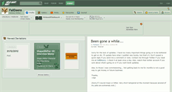 Desktop Screenshot of falldeere.deviantart.com