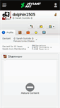 Mobile Screenshot of dolphin2505.deviantart.com