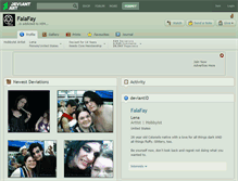 Tablet Screenshot of falafay.deviantart.com