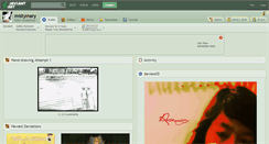 Desktop Screenshot of mistymary.deviantart.com
