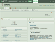Tablet Screenshot of monroeplz.deviantart.com