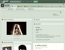 Tablet Screenshot of kirmizi.deviantart.com