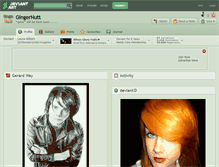 Tablet Screenshot of gingernutt.deviantart.com