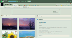 Desktop Screenshot of platinum-fairy.deviantart.com