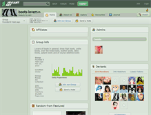 Tablet Screenshot of boots-lovers.deviantart.com