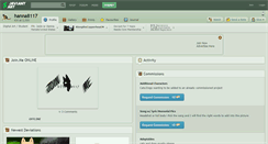 Desktop Screenshot of hanna8117.deviantart.com