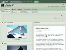 Tablet Screenshot of infiltraitorn7.deviantart.com