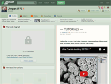 Tablet Screenshot of jimpan1973.deviantart.com