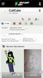 Mobile Screenshot of cultcube.deviantart.com