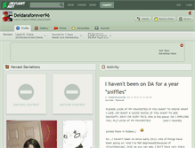 Tablet Screenshot of deidaraforever96.deviantart.com