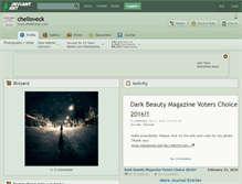 Tablet Screenshot of chelloveck.deviantart.com