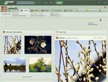 Tablet Screenshot of celine52.deviantart.com